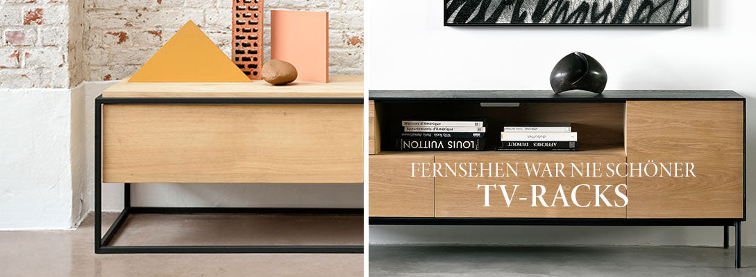 Die schönsten TV-Racks gibts bei bei LIVINGforme.de