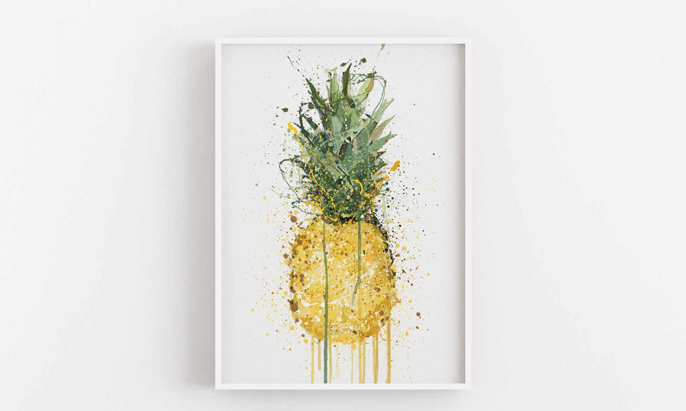 Pineapple Fruit Wall Art Print We Love Prints Ltd