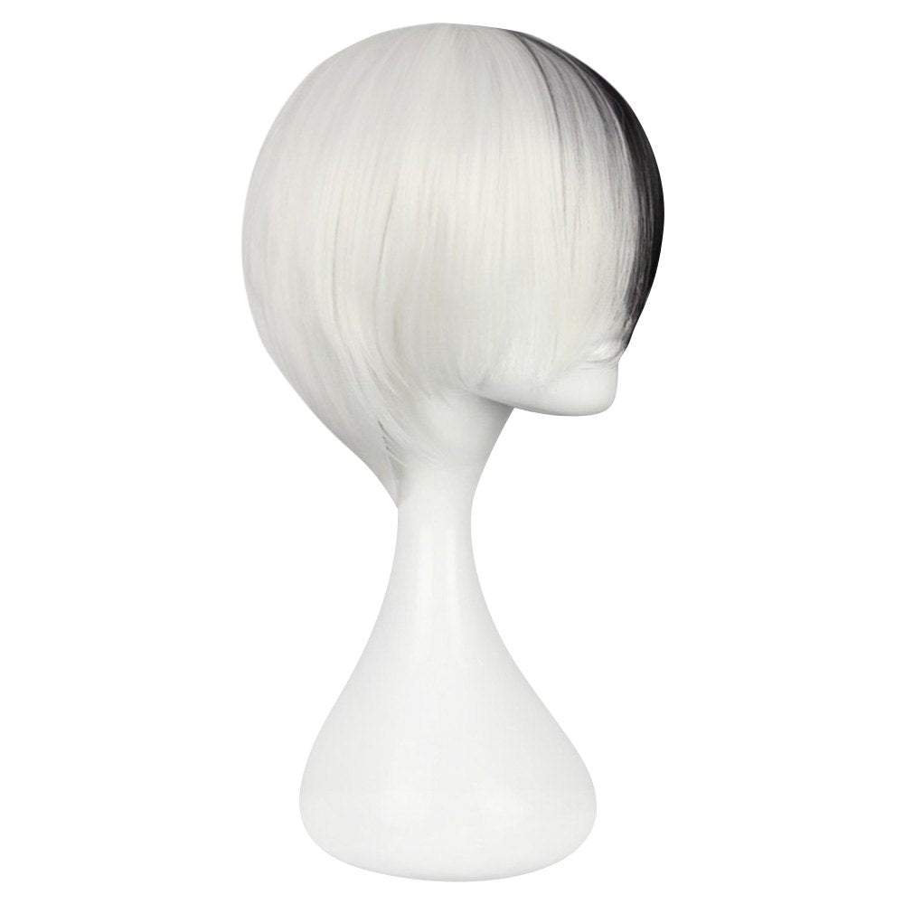 short white wig costume