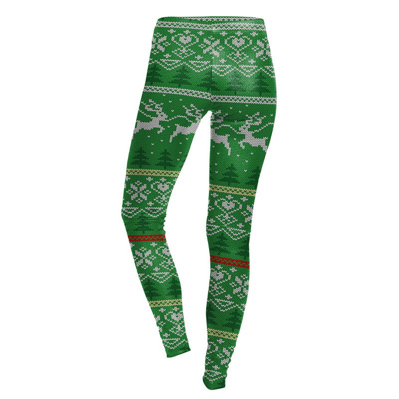 Christmas Tree Pattern Costume Women Sport Leggings | bestdress1.com