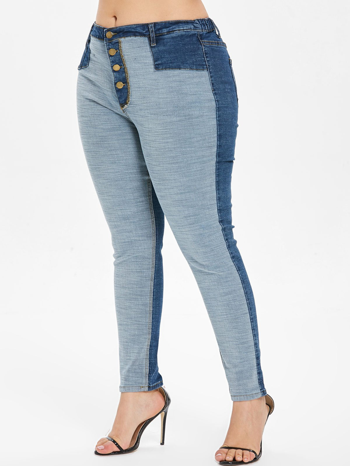 Plus Size Inside Out Jeans | bestdress1.com