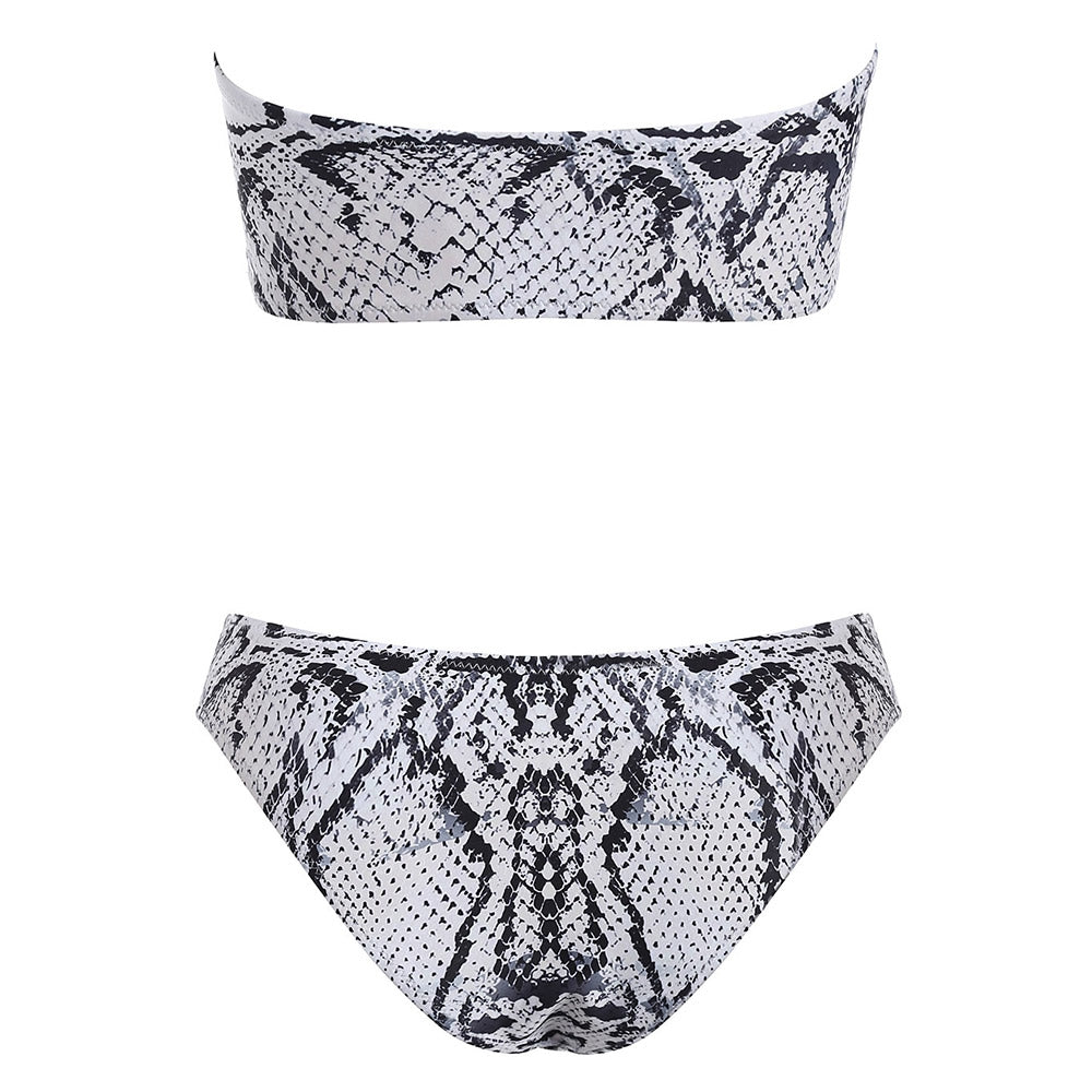 snakeskin bathing suit