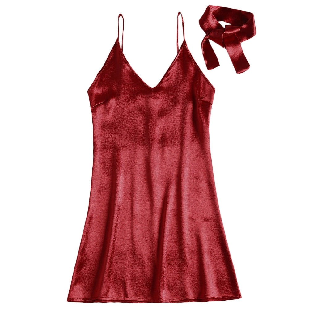 Satin Cami Party Mini Dress | bestdress1.com