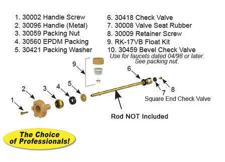 Rk 17mh Model 17 Faucet Repair Kit Eagle Mountain