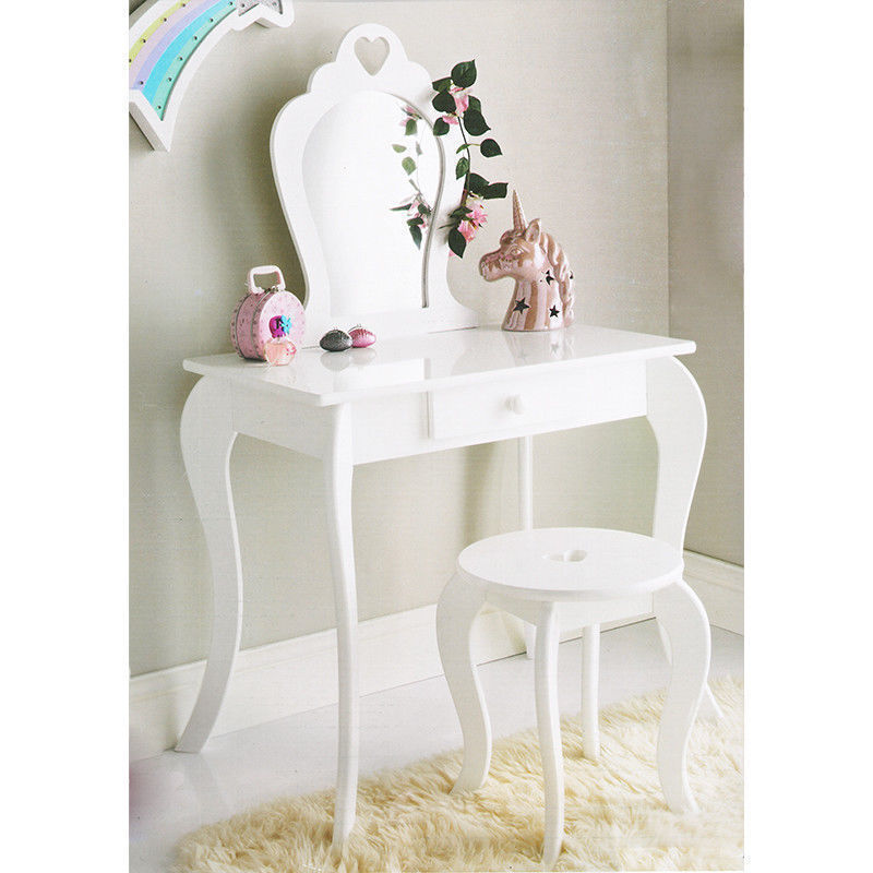 white dressing table for girls