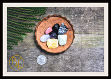 Load image into Gallery viewer, EAR Gemstone Kit 7 Healing Ear Gemstone Set Healing Crystals Stones Ear Healing Intention Stones Lithiotherapy Ear Crystals &amp; Stones for Ear