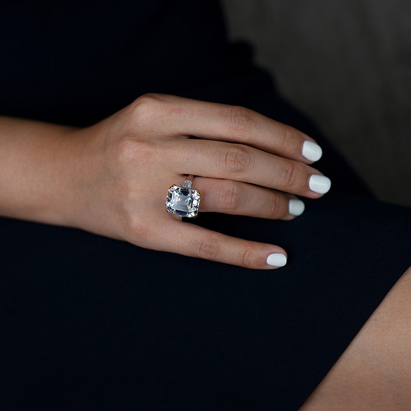 30ct Statement Emerald Cut Diamond 