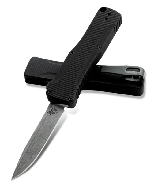 Benchmade Om 4850 D/A OTF Automatic Knife Black Aluminum