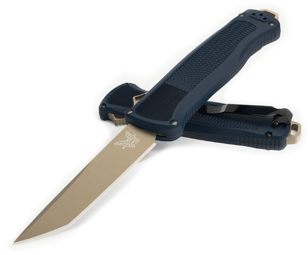 Benchmade Shootout D/A OTF Automatic Knife Crater Blue
