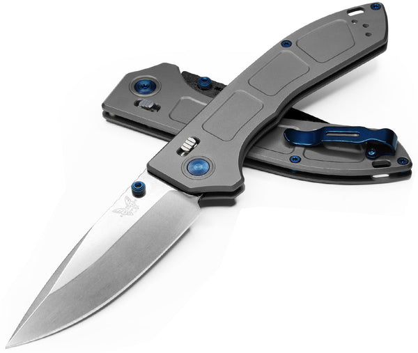 Benchmade Narrows 748 AXIS Lock Knife Titanium (3.4" Satin)