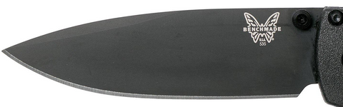 Drop Point Blade on Benchmade Bugout Pocket Knife
