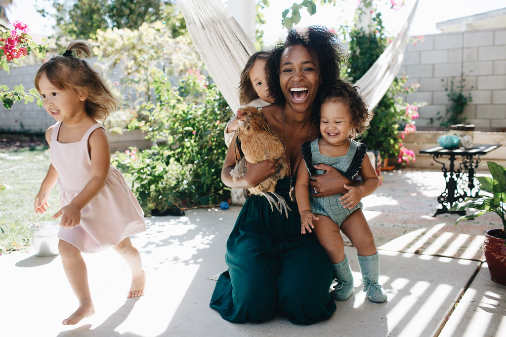 Krystal Festerly and her three girls