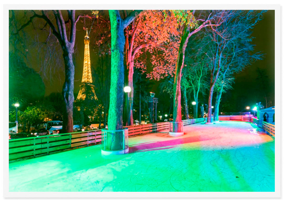 Vacances de février, Patinoire éphémère dans les jardins du Trocadéro, Dermina