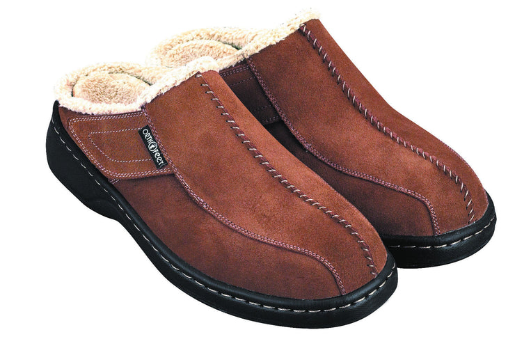 Men's Brown Tan Comfort Slippers 