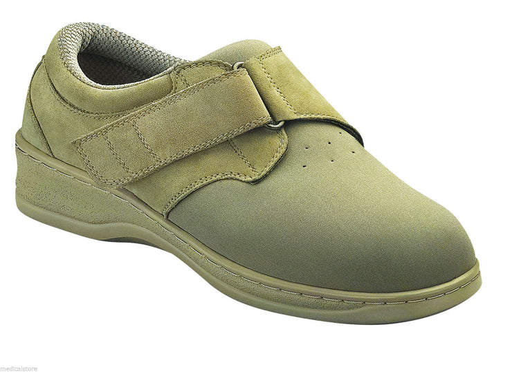 tan velcro shoes