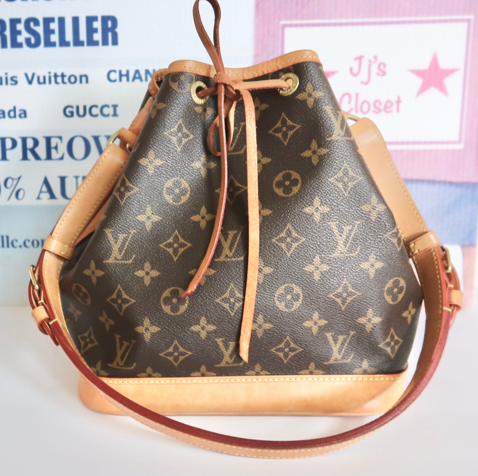 Louis Vuitton Natural Vachetta Petite Noe Strap - Yoogi's Closet