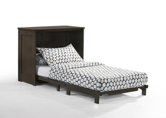 Dark Chocolate Finish Orion Murphy Cabinet Bed