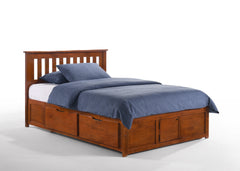 Drawer Pedestal Bed