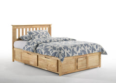 Drawer Pedestal Bed