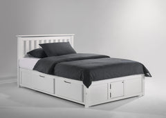 Drawer Pedestal Bed