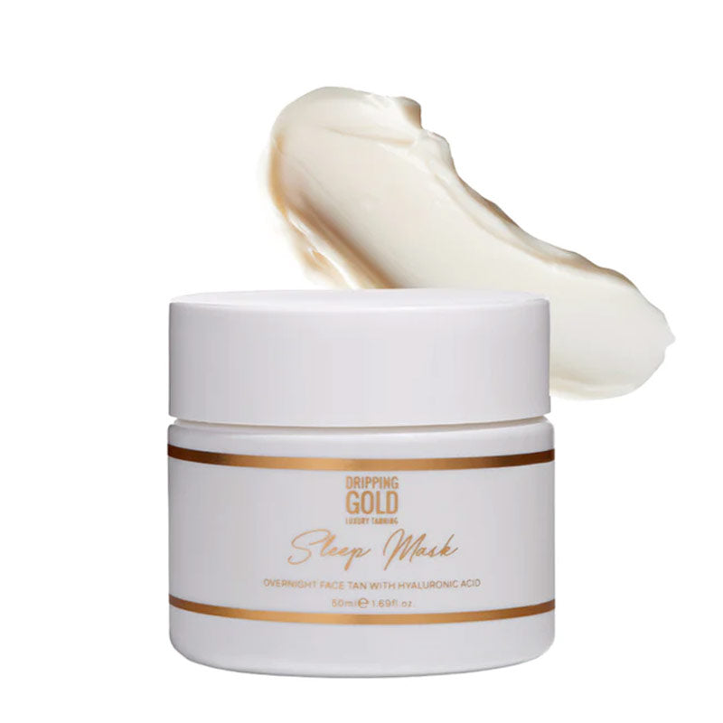 Dripping Gold Sleep Mask Overnight Face Tan with Hyaluronic Acid