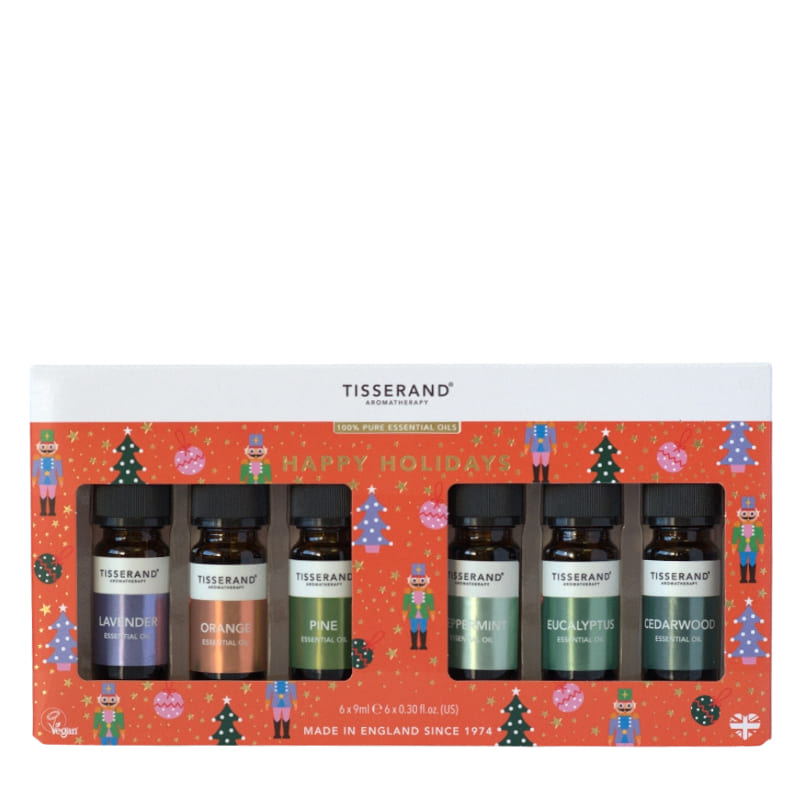 Tisserand Happy Holidays 6 Essential Oil Gift Set Discontinued