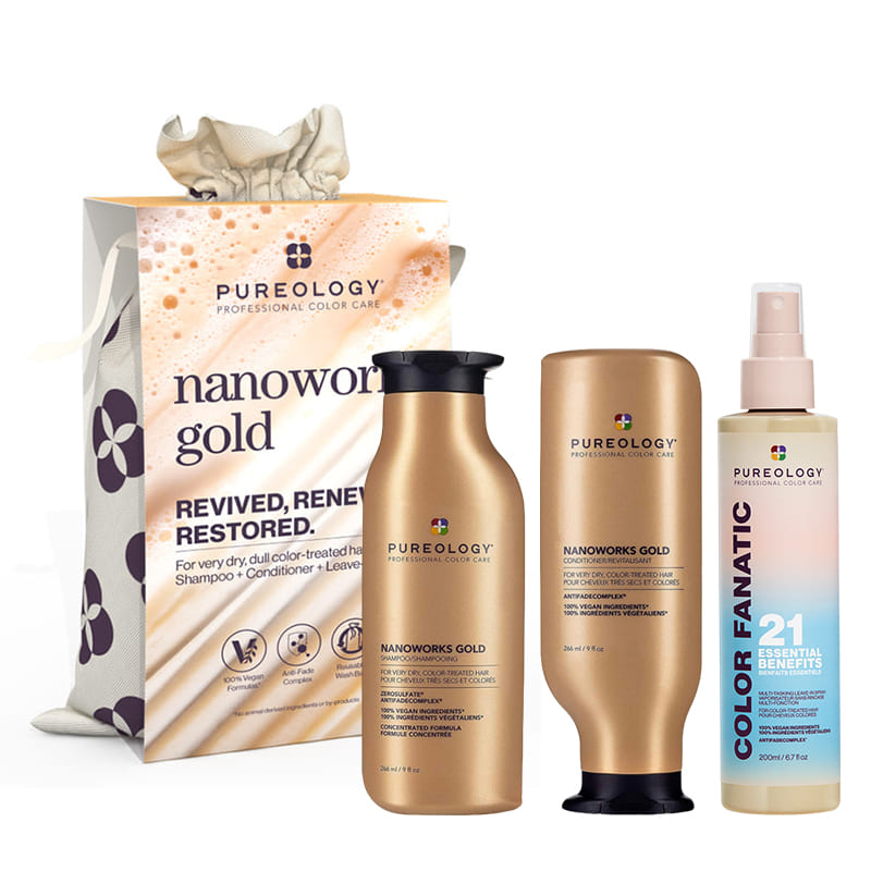 Pureology Nanoworks Gold Trio Gift Set Discontinued