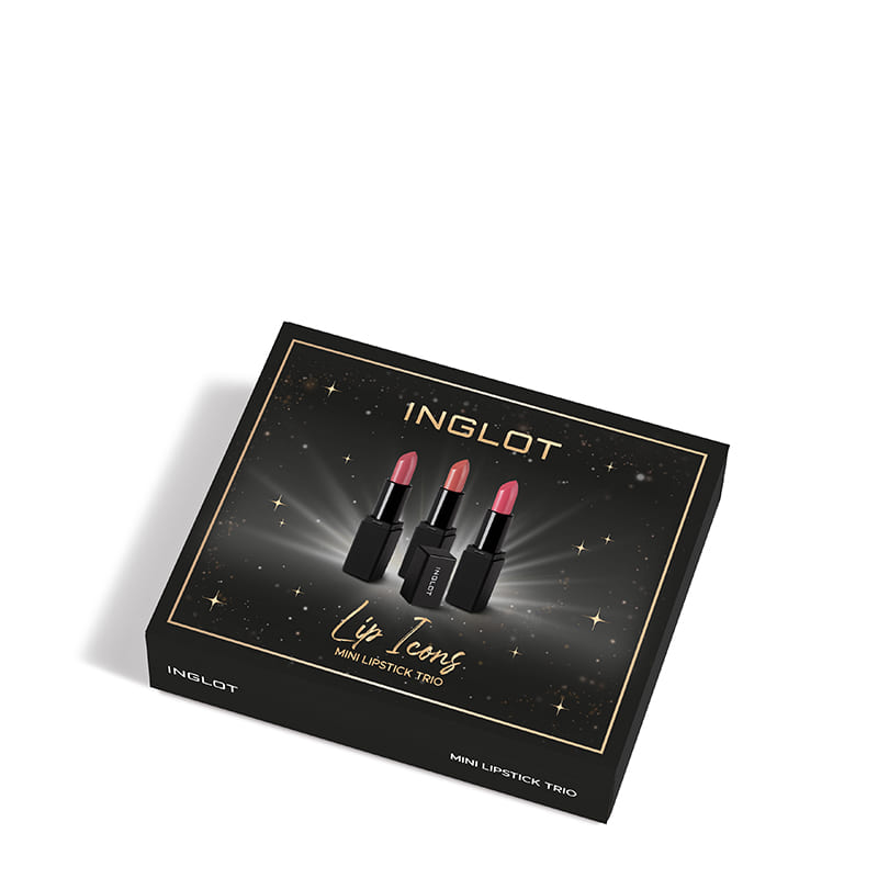 Inglot Lip Icons Mini Lipstick Trio Gift Set Discontinued