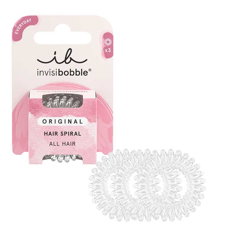 Invisibobble Original Traceless Hair Ring - Crystal Clear_Invisibobble