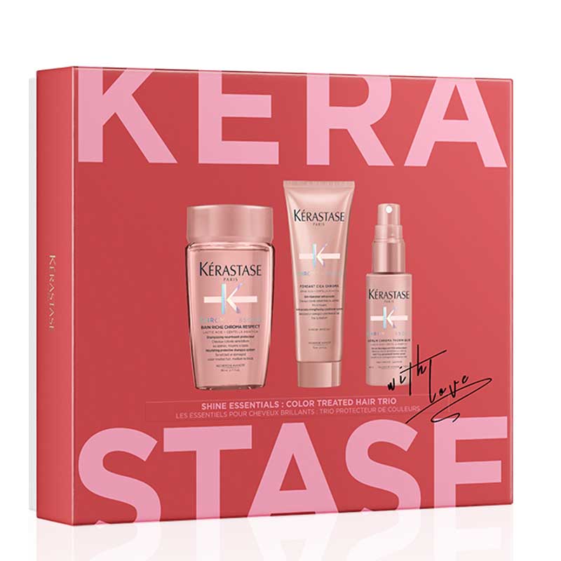 Kérastase Shine Essentials: Color Treated Hair Chroma Absolu Trio Gift Set Discontinued