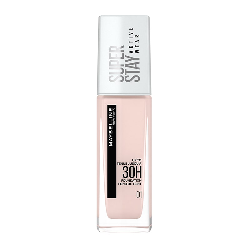 Maybelline Superstay Active Wear Full Coverage 30 Hour Long-lasting Foundation - 01 Alabaster_Maybellinesuperstayfoundation