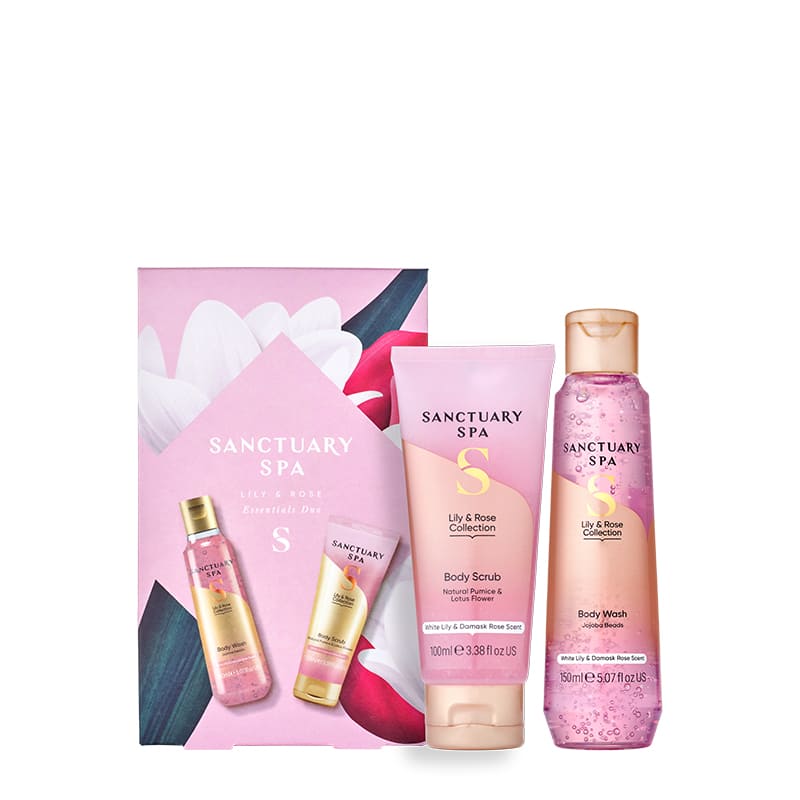Sanctuary Spa Lily & Rose Essentials Duo Gift Set Discontinued