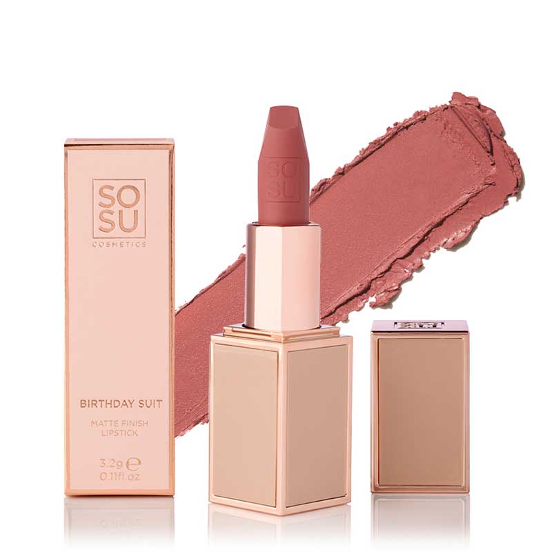 SOSU Cosmetics Matte Lipstick - Muted Mauve_SosuLipstick