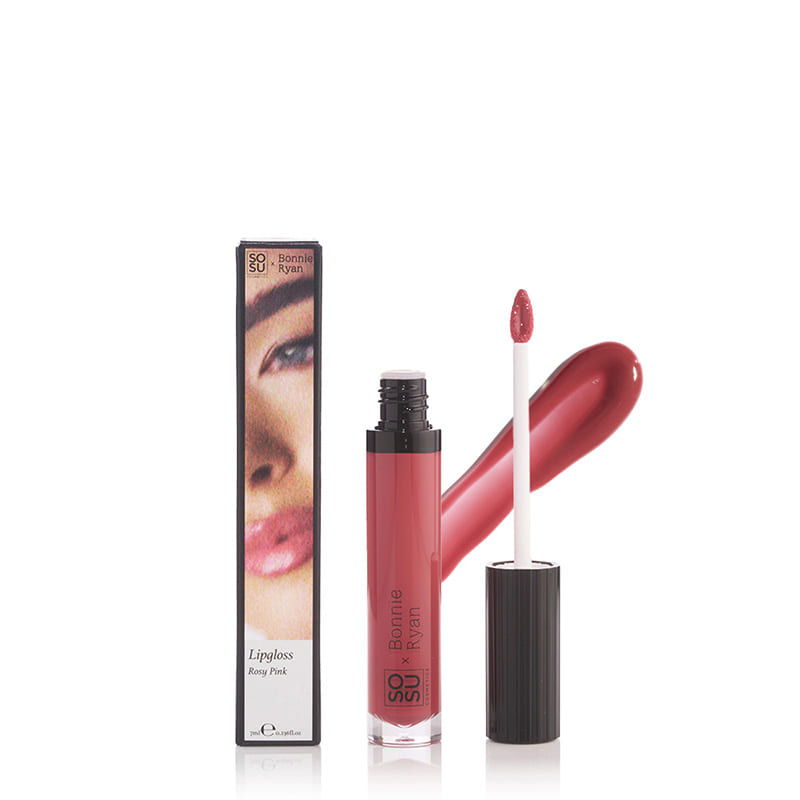 SOSU Cosmetics x Bonnie Ryan Lip Gloss Rosy Pink Discontinued
