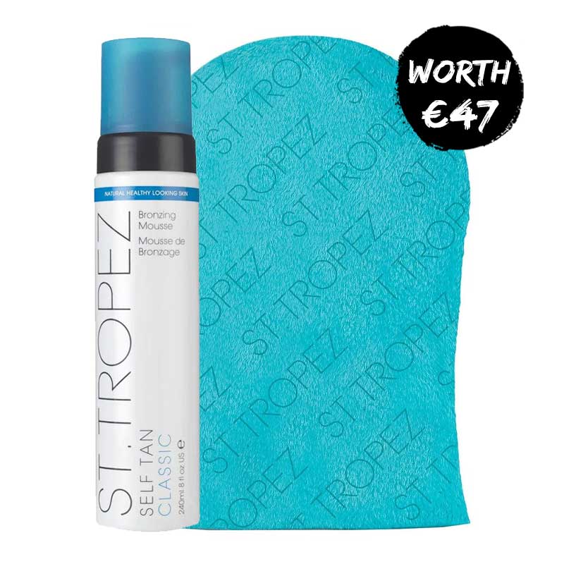 St. Tropez Self Tan Bronzing Mousse + FREE St. Tropez Tan Applicator Mitt