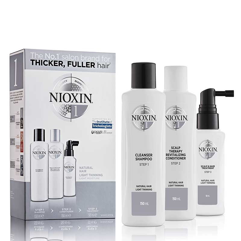 Nioxin System 1 Three Part Trial Kit