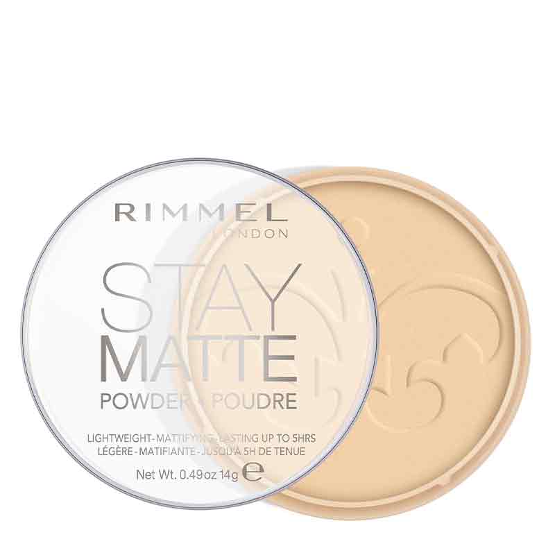 Rimmel London Stay Matte Pressed Powder - 001 Transparent_rimmel