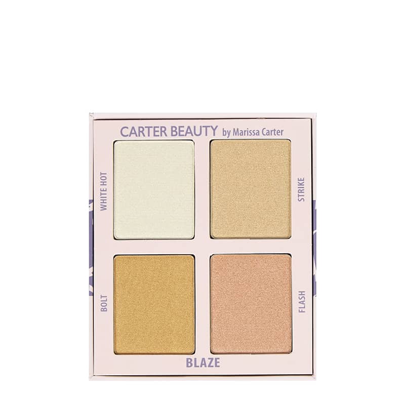 Carter Beauty By Marissa Mini Highlighter Palette Blaze Discontinued