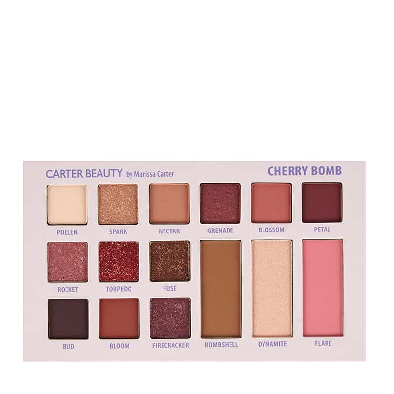 Carter Beauty By Marissa Cherry Bomb Mixed Face & Eye Palette Discontinued