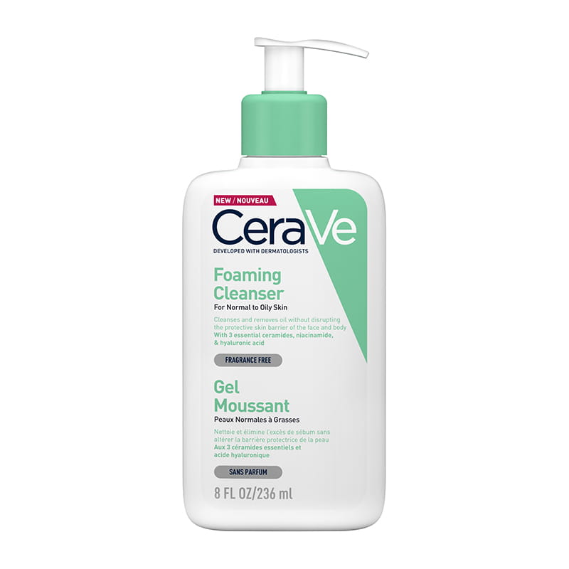 CeraVe Foaming Cleanser For Normal to Oily Skin With Ceramides - 236ml