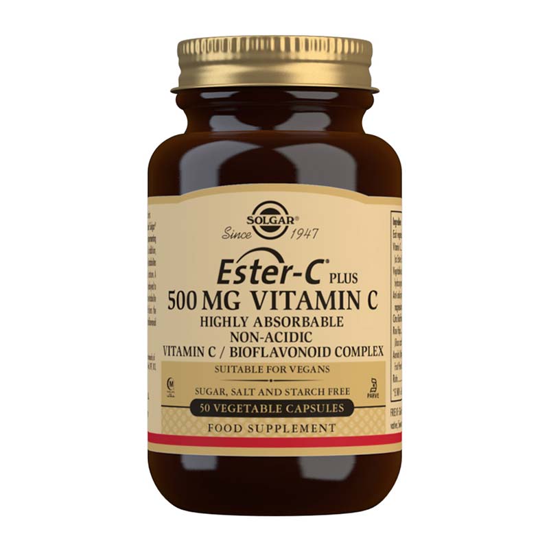 Solgar Ester-C Plus 500 mg Vitamin C Capsules