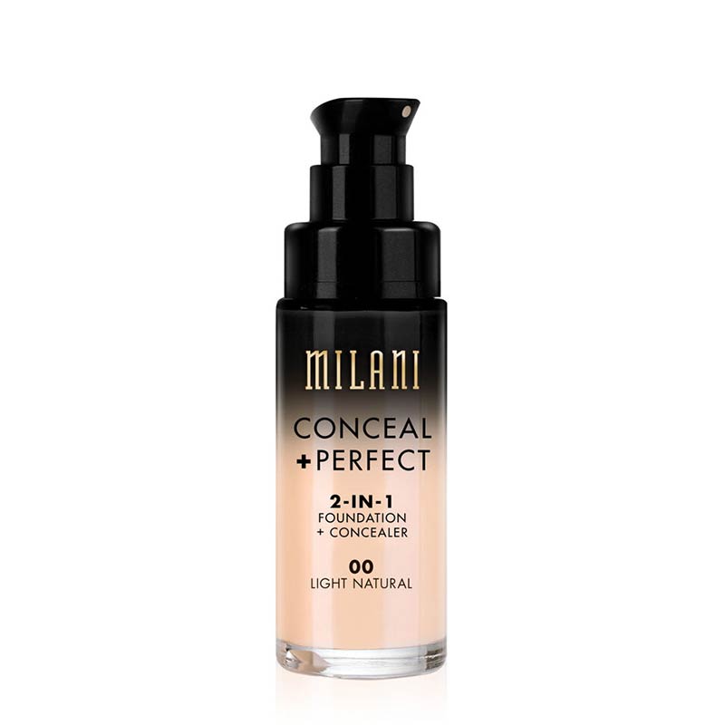 Milani 2-in-1 Foundation + Concealer - 08 Light Tan - Medium with Pink Undertone_Milani2in1