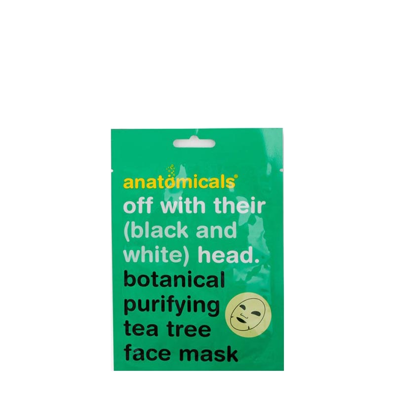 Anatomicals Off With Their (Black & White) Head. Botanical Purifying Tea Tree Face Mask Discontinued