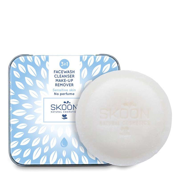 Skoon Facial Cleansing Bar - Sensitive | make up remover bar of soap | natural skincare