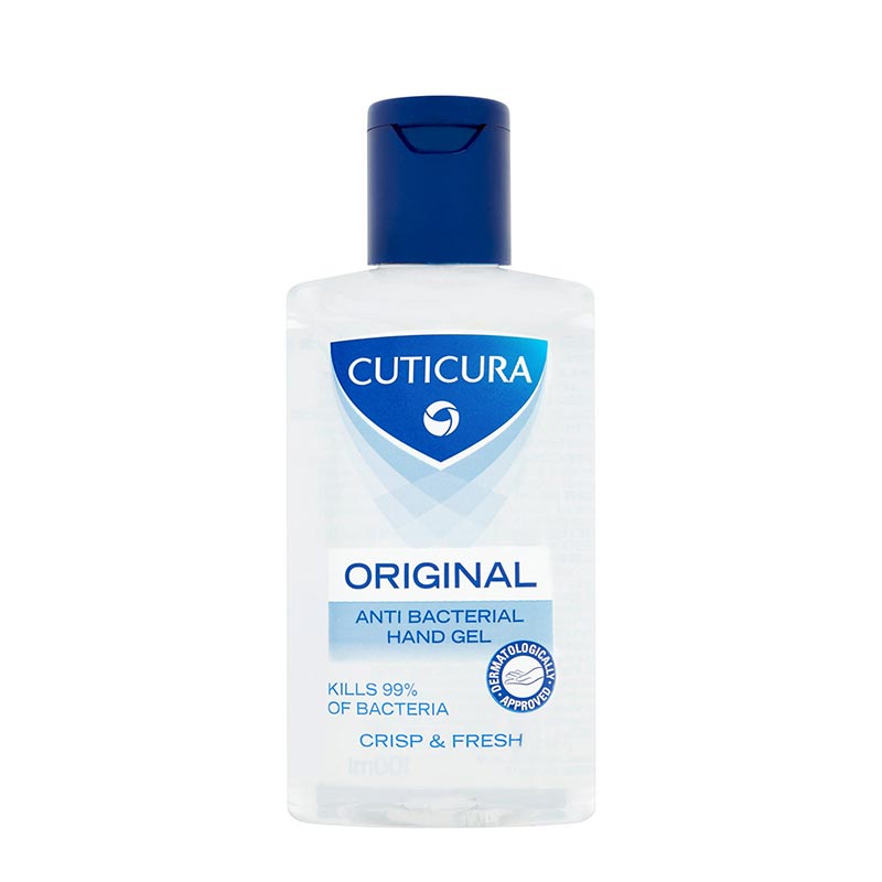 Cuticura Original Anti Bacterial Hand Sanitiser Gel - 66% Alcohol Travel Size