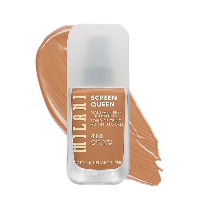 Milani Screen Queen Natural Finish Foundation - 440 Golden Hazelnut-bronze with cool undertone