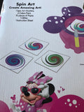 Disney's Junior Spin Art Create Art Spin Art Machine Colors Paint Glitter Minnie - 1Solardeals