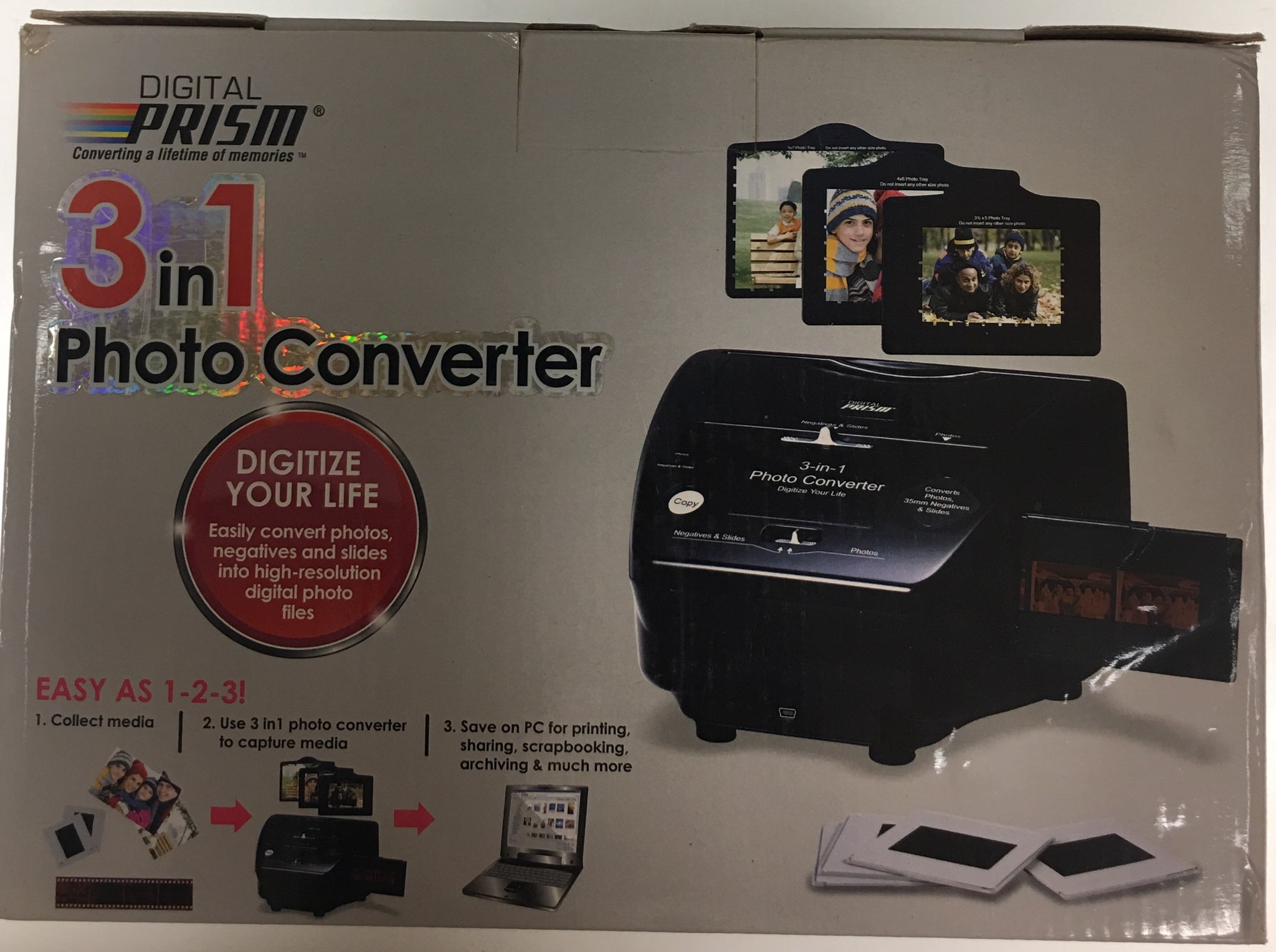 digital prism 3 in 1 photo converter not working