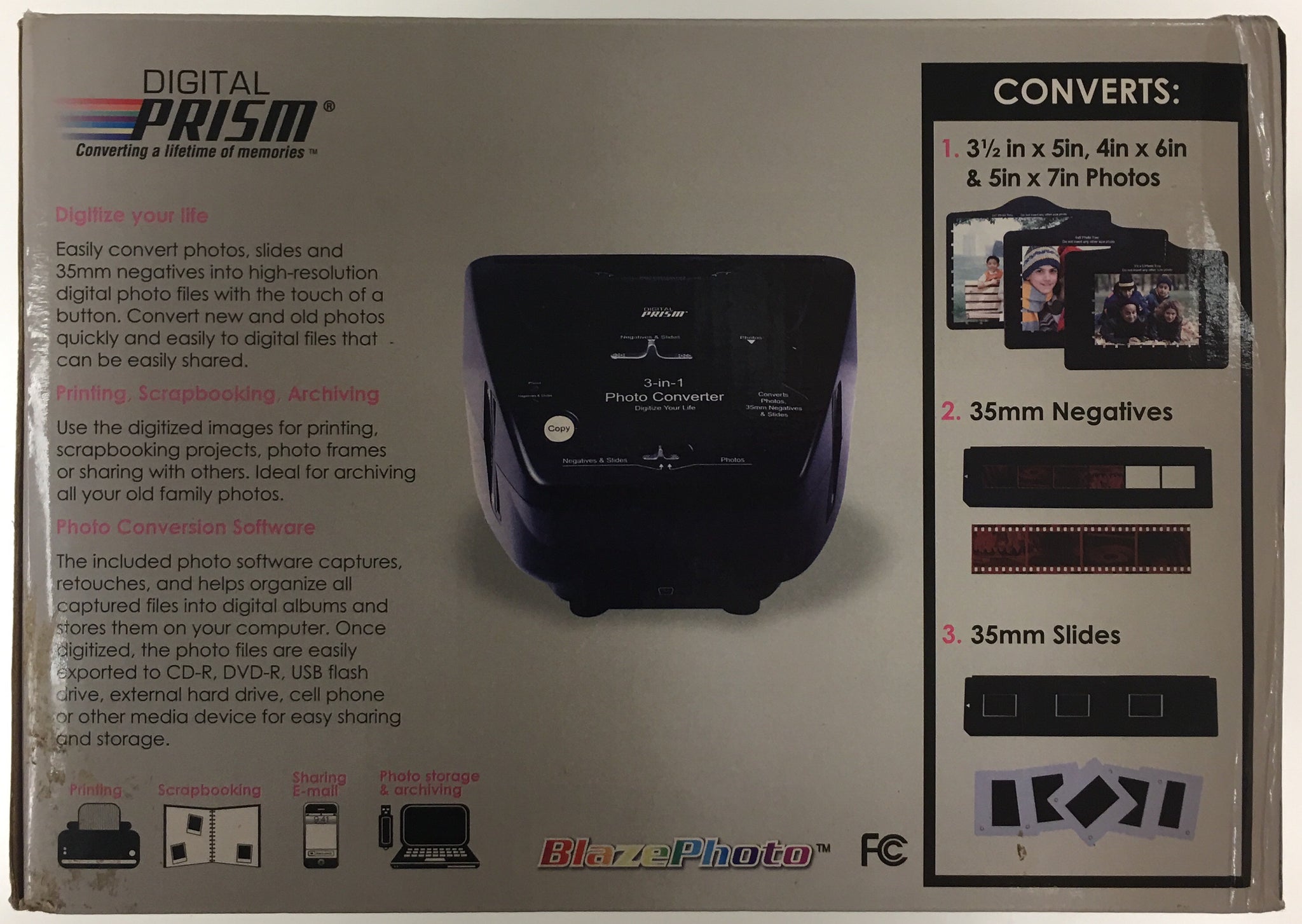 digital prism 3in1 photo converter