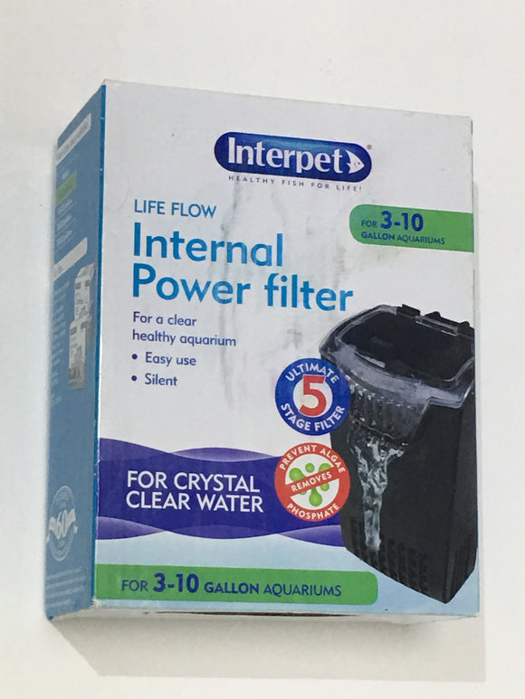 Interpret Life Flow Power Filter For Crystal Clear Water💦3-10 Gallon Aquariums Ultimate 5 Stage Filter - 1Solardeals
